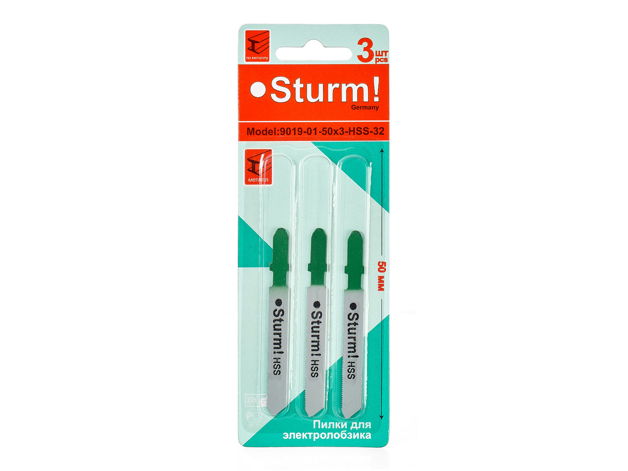 Пилки для лобзика по металу Sturm