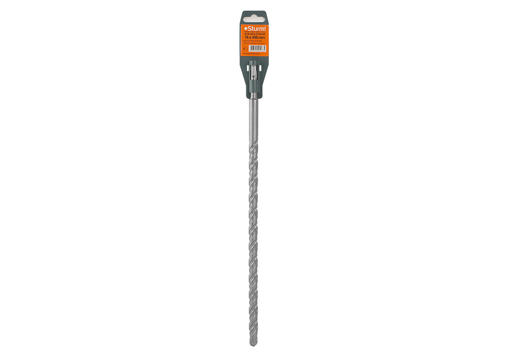 Бур двойная спираль SDS+ Sturm 9019-SDS-D18x450 