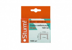 Скоби для степлера 10мм, тип 53 Sturm 1071-02-10 