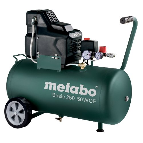 Компрессор поршневой безмасляный Metabo Basic 250-50 W OF - Фото 1 Компрессор поршневой безмасляный Metabo Basic 250-50 W OF