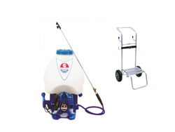 Опрыскиватель ранцевый высокого давления с бензиновым двигателем Maruyama MS0735W c тележкой