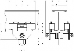 Каретка для тали JET 5 PT купить