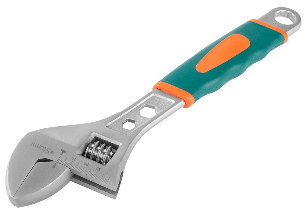 Разводной ключ Sturm 300мм, мягкая ручка 1045-02-A300