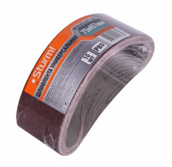 Шлифовальная лента, Шлифлента (75х457мм, Р80, 10шт) Sturm 9010-B75x457-080 - фото №2 Шлифовальная лента, Шлифлента (75х457мм, Р80, 10шт) Sturm 9010-B75x457-080 купить