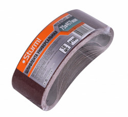 Шлифовальная лента, Шлифлента (75х457мм, Р100, 10шт) Sturm 9010-B75x457-100 - фото №2 Шлифовальная лента, Шлифлента (75х457мм, Р100, 10шт) Sturm 9010-B75x457-100 купить