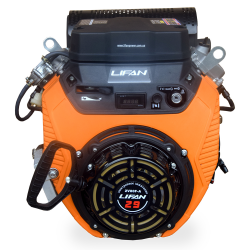 ДВИГАТЕЛЬ 2V80F-A (ЭЛЕКТРОСТАРТЕР + РУЧНОЙ СТАРТЕР) ВАЛ Ø 25 ММ ПОД ШПОНКУ