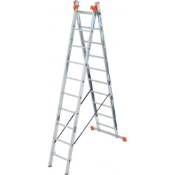 Универсальная 3-секционная лестница KRAUSE Tribilo 3х10 ст. - фото №2 Универсальная 3-секционная лестница KRAUSE Tribilo 3х10 ст. купить