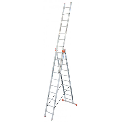 Универсальная 3-секционная лестница KRAUSE Tribilo 3х10 ст. - Фото 1 Универсальная 3-секционная лестница KRAUSE Tribilo 3х10 ст.