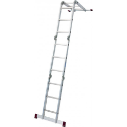 Шарнірна 4-секційна драбина KRAUSE Corda 4х3 сходинки купити