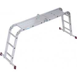 Шарнірна 4-секційна драбина KRAUSE Corda 4х3 сходинки замовити