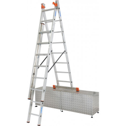 Универсальная 3-секционная лестница KRAUSE Tribilo 3x8 ст. TR