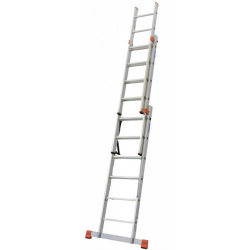 Универсальная 3-секционная лестница KRAUSE Tribilo 3х6 ст. - фото №2 Универсальная 3-секционная лестница KRAUSE Tribilo 3х6 ст. купить