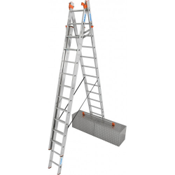 Универсальная 3-секционная лестница KRAUSE Tribilo 3x12 ст. TR