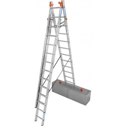 Универсальная 3-секционная лестница KRAUSE Tribilo 3x12 ст. TR