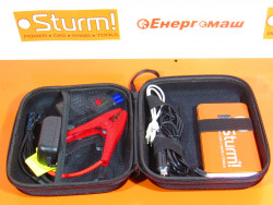 Пуско-зарядний пристрій 8000 мА*год + Power Bank + LED ліхтар Sturm BC1208 замовити