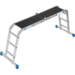 Шарнірна 4-секційна драбина KRAUSE Stabilo 4х3 сходинки купити