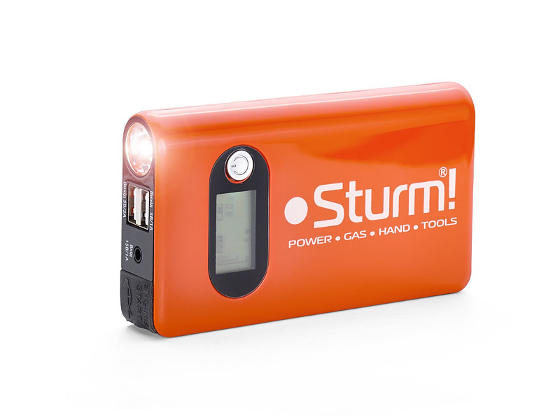 Пуско-зарядний пристрій 14000 мА*год + Power Bank + LED ліхтар Sturm BC1214