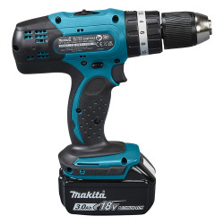 Аккумуляторная дрель-шуруповерт с ударом Makita DHP453RFX8 - фото №2 Аккумуляторная дрель-шуруповерт с ударом Makita DHP453RFX8 купить