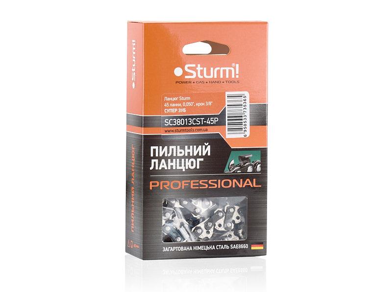 Ланцюг 45 ланки, 0,050&quot;, крок 3/8&quot;, супер зуб Sturm SC38013CST-45P