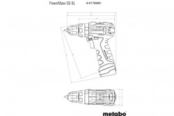 Акумуляторний ударний дриль Metabo PowerMaxx SB BL заказать