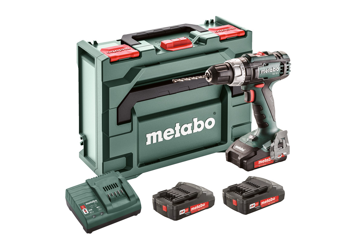 Акумуляторний ударний дриль Metabo SB 18 L Set