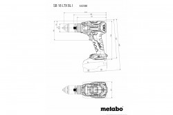 Аккумуляторний ударний дриль Metabo SB 18 LTX BL I в інтернет-магазині