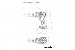 Аккумуляторний ударний дриль Metabo SB 18 LTX BL QI в Україні