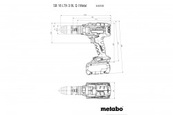 Акумуляторний ударний дриль Metabo SB 18 LTX-3 BL Q I Metal заказать