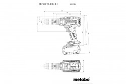 Аккумуляторний ударний дриль Metabo SB 18 LTX-3 BL QI замовити
