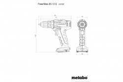 Акумуляторна дриль-шуруповерт Metabo PowerMaxx BS 12 Q не дорого