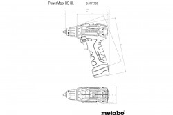 Акумуляторна дриль-шуруповерт Metabo PowerMaxx BS BL в Україні