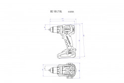 Акумуляторна дриль-шуруповерт Metabo BS 18 LT BL купити