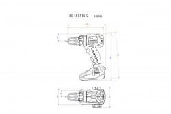 Акумуляторна дриль-шуруповерт Metabo BS 18 LT BL Q фото