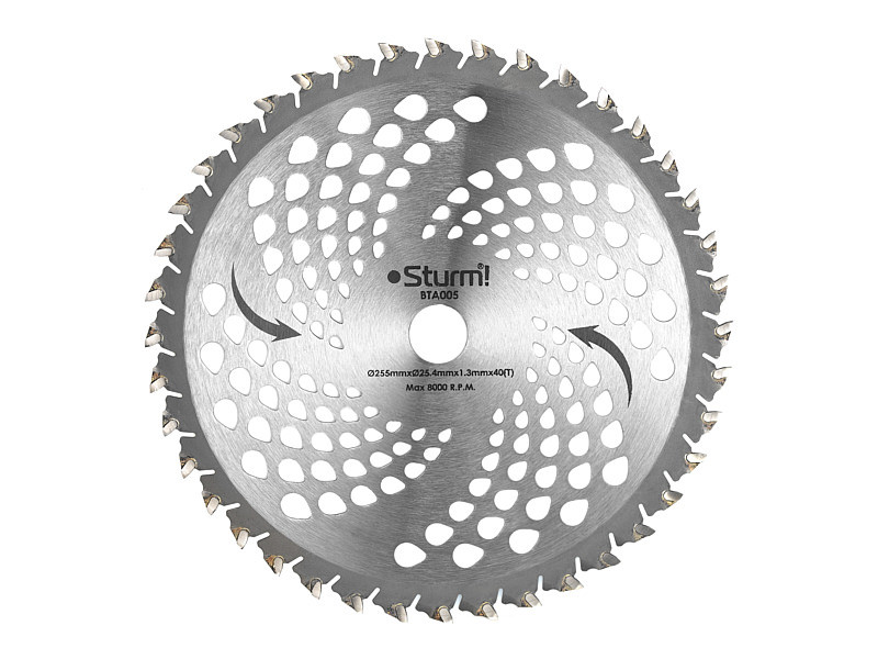 Нож для мотокос 255ммх25,4х40 Sturm BTA005
