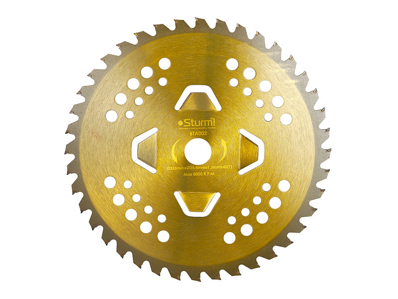 Нож для мотокос 255ммх25,4х40 Sturm BTA002