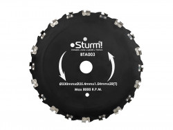 Нож для мотокос 230мм Sturm BTA003