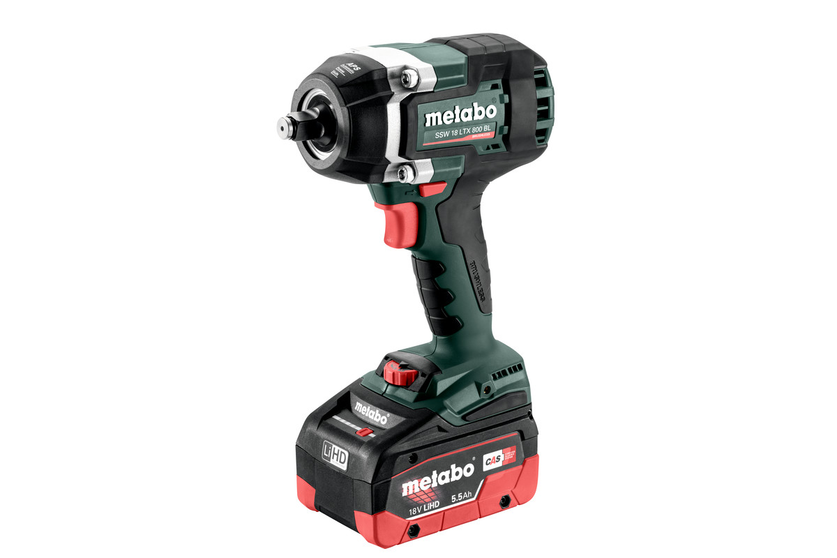Акумуляторний ударний гайковерт Metabo SSW 18 LTX 800 BL