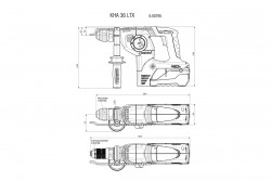 Акумуляторний перфоратор Metabo KHA 36 LTX акция