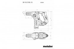 Акумуляторний перфоратор Metabo Set BH 18 LTX BL 16 - фото №8 Акумуляторний перфоратор Metabo Set BH 18 LTX BL 16 цена