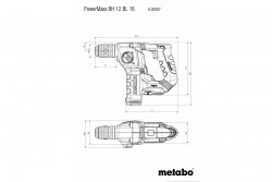 Аккумуляторний перфоратор Metabo PowerMaxx BH 12 BL 16 не дорого