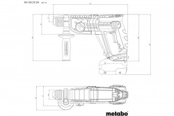 Аккумуляторний перфоратор Metabo KH 18 LTX 24 в Україні