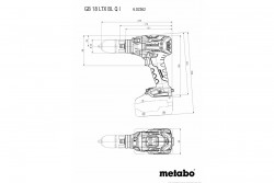 Акумуляторний різьбонарізчик Metabo GB 18 LTX BL Q I не дорого