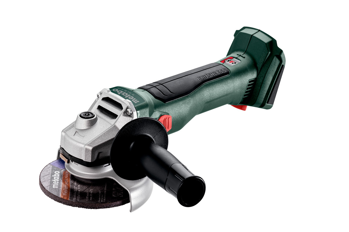 Акумуляторна кутова шліфувальна машина Metabo W 18 L BL 9-115