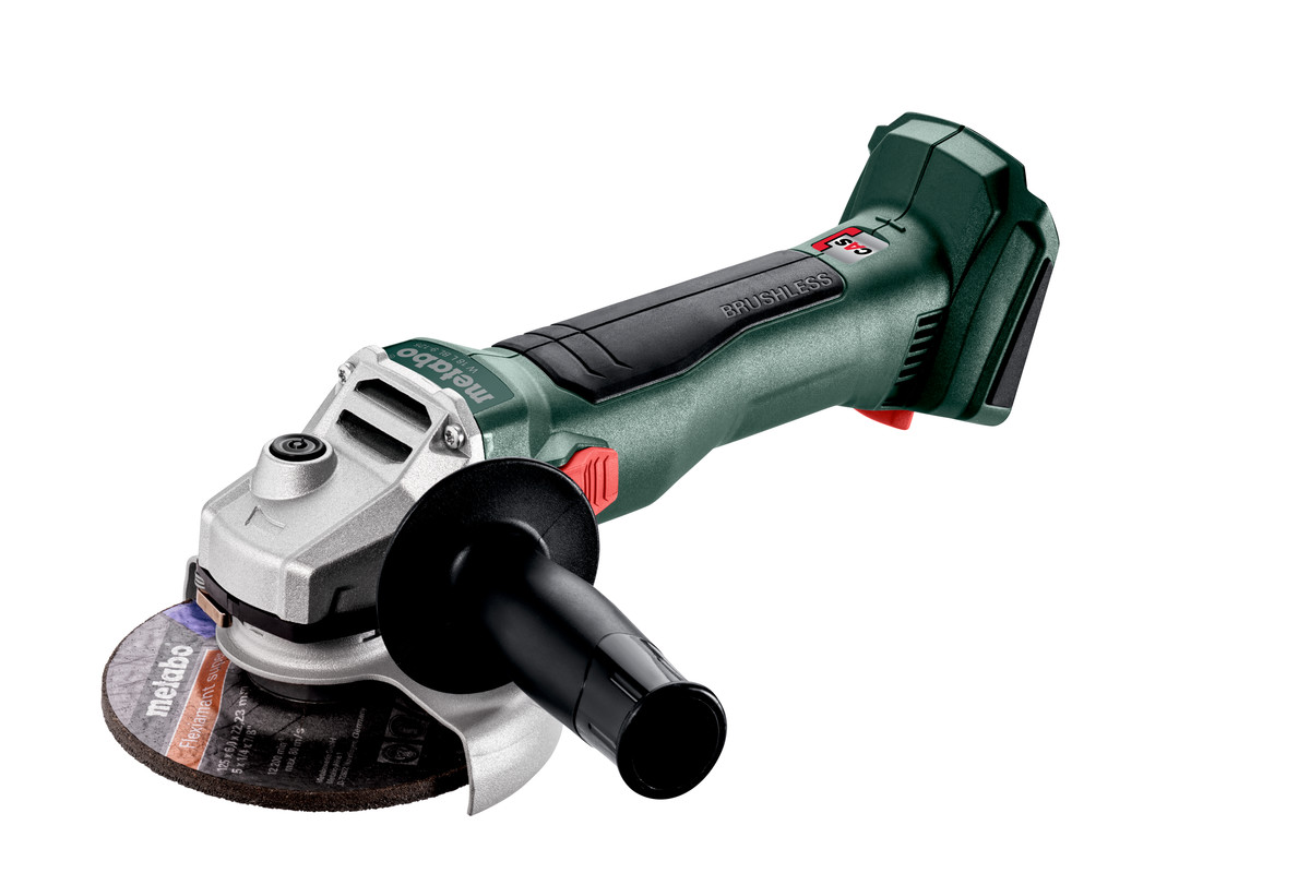 Акумуляторна кутова шліфувальна машина Metabo W 18 L BL 9-125