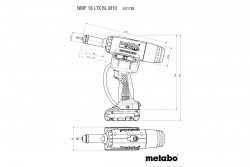 Аккумуляторний заклепувальний пістолет Metabo NMP 18 LTX BL M10 в інтернет-магазині