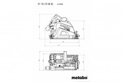 Аккумуляторна заглибна циркулярна пилка Metabo Set KT 18 LTX 66 BL не дорого