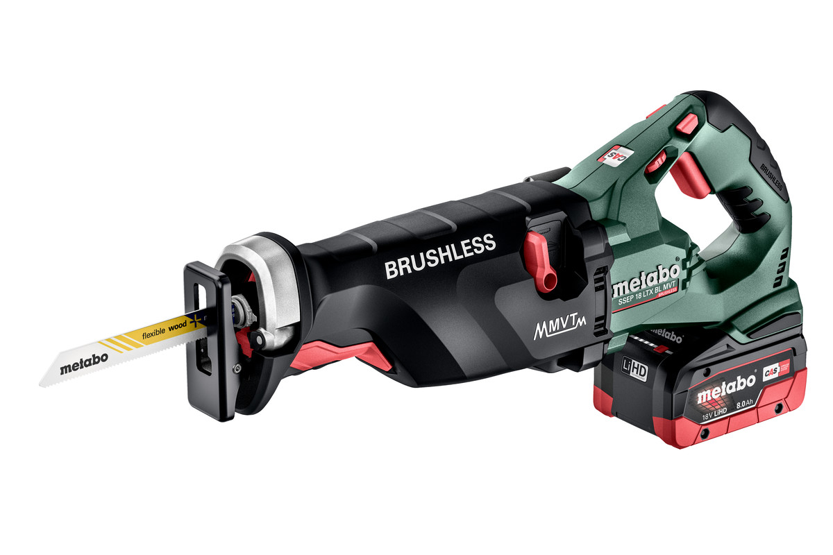 Акумуляторна шабельна пила Metabo SSEP 18 LTX BL MVT