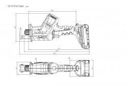 Акумуляторна шабельна пила Metabo SSE 18 LTX BL Compact замовити