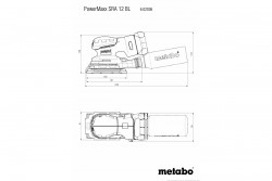 Акумуляторна вібраційна шліфувальна машина Metabo PowerMaxx SRA 12 BL акция