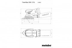Акумуляторна багатофункціональна шліфувальна машина Metabo PowerMaxx SMA 12 BL Arsenal Grand